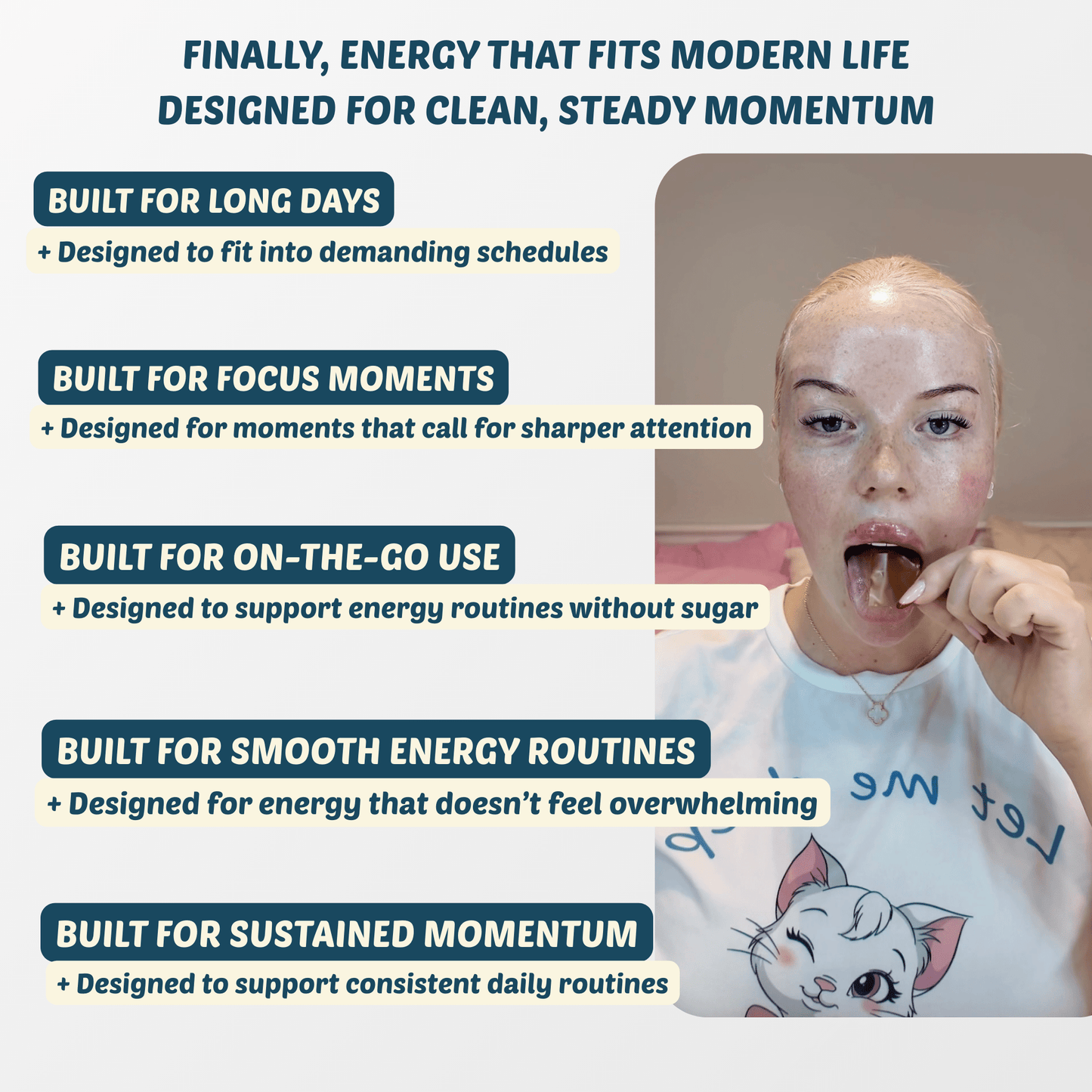Energy Support Strips — with Green Tea Caffeine, L - Theanine & Vitamin B12 - Switch Strips