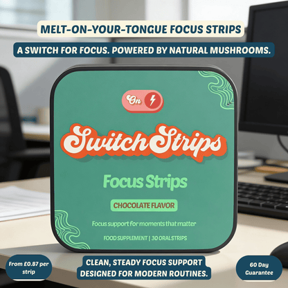 Focus Routine Strips — with Functional Natural Mushrooms  - Switch Strips