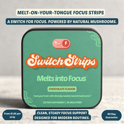 Focus Routine Strips — with Functional Natural Mushrooms  - Switch Strips