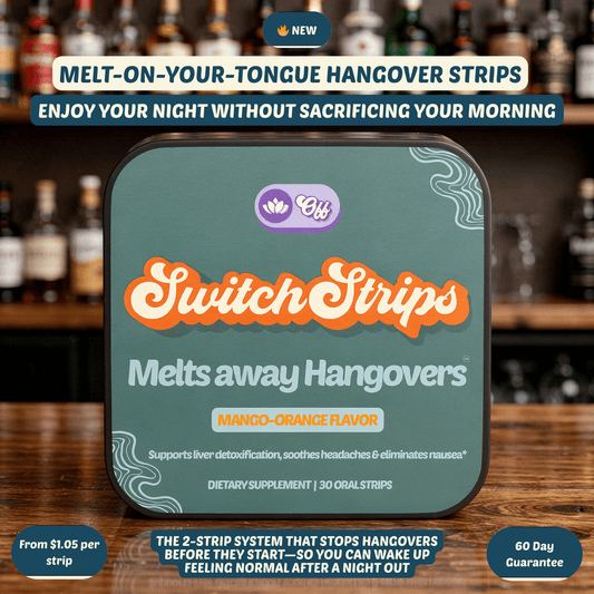 Melts Away Hangovers - Hangover Prevention Strip - Switch Strips