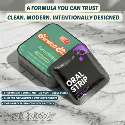 Focus Routine Strips — with Functional Natural Mushrooms  - Switch Strips