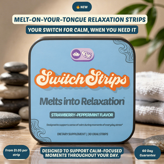 Relaxation Routine Strips — with Vitamin B6, L-Theanine & GABA