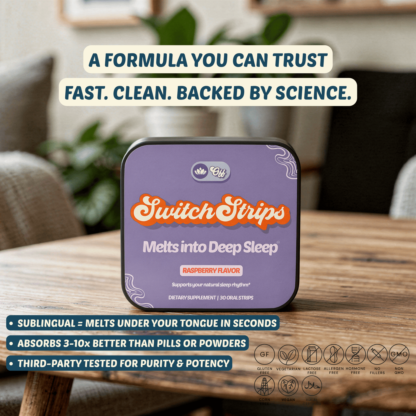 Melts into Deep Sleep - Switch Strips
