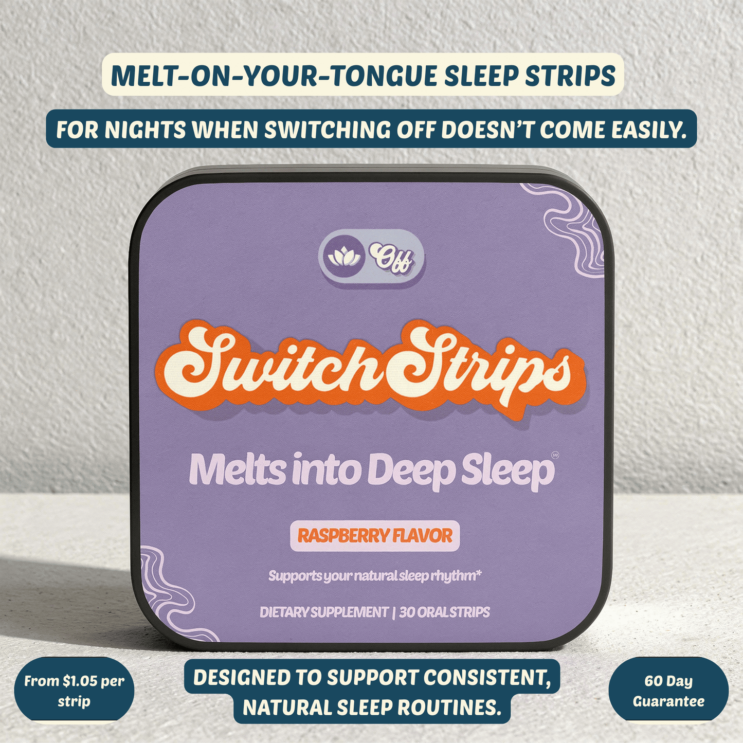 Sleep Routine Strips — with Gentle Melatonin - Switch Strips