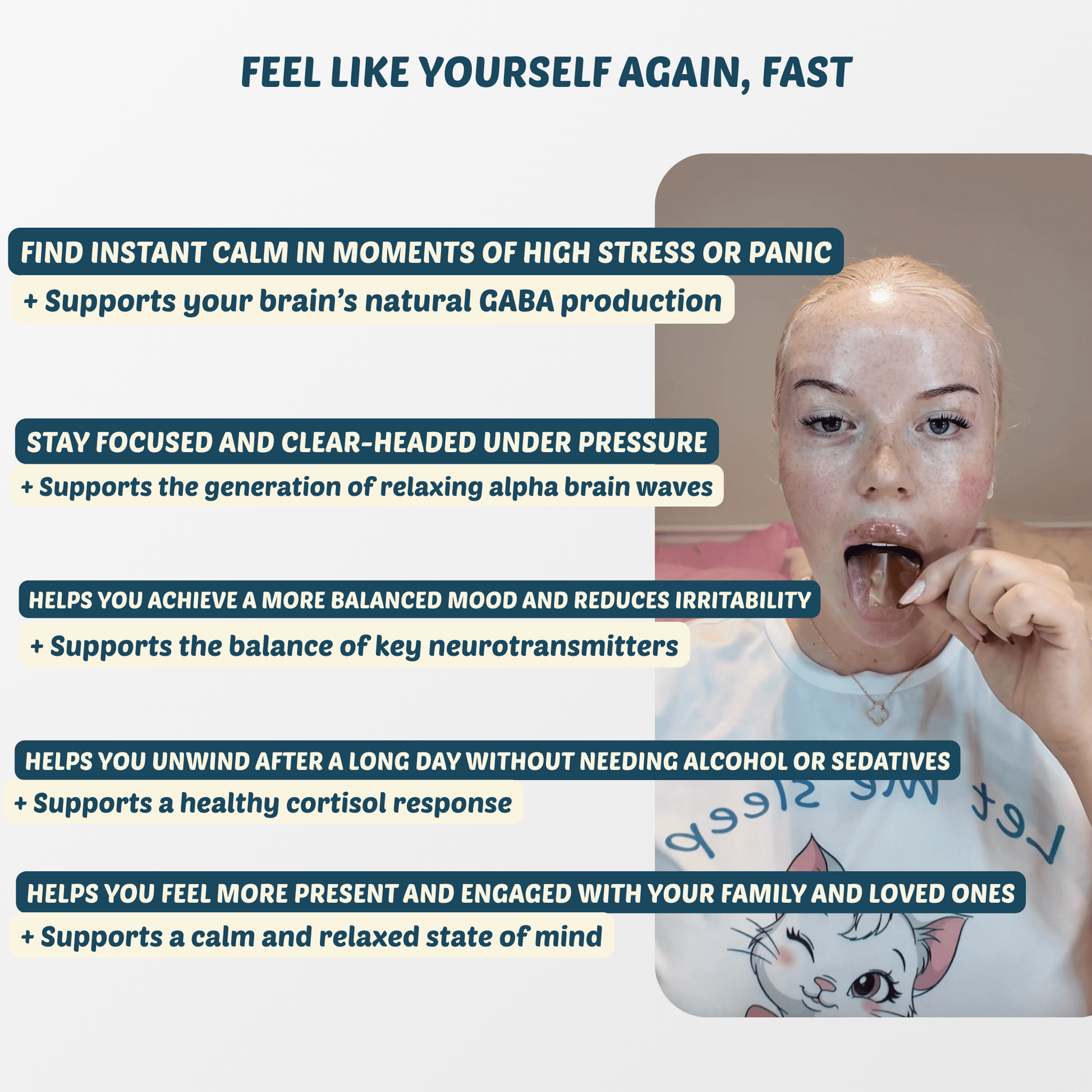 Melts Into Relaxation - Fast - Acting Calming Relief - Switch Strips