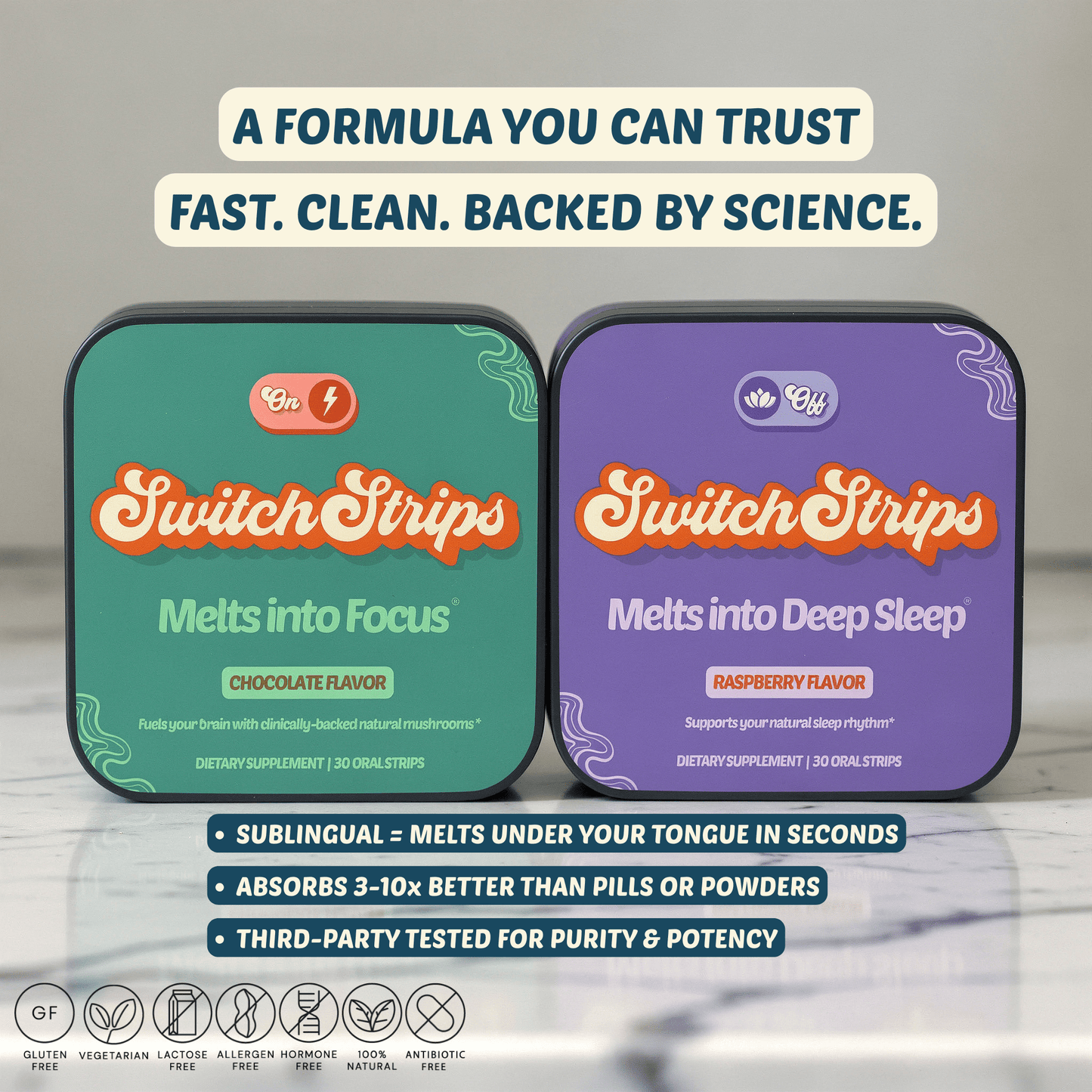 Focus & Sleep Strip Bundle - PowerSwitch - Switch Strips